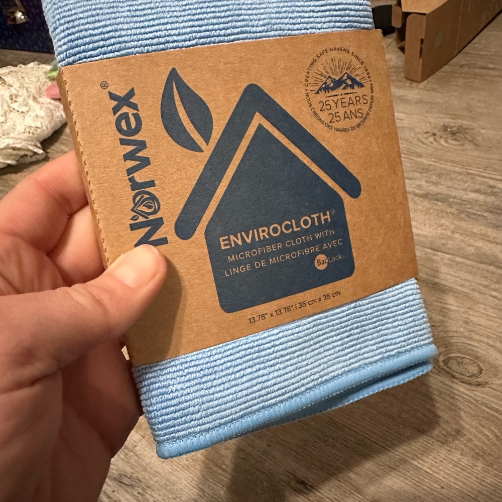 Norwex Light Blue EnviroCloth Microfiber